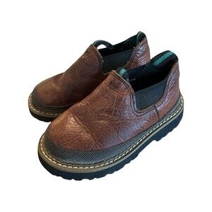 Georgia Kid's GR74 Little Giant Romeo Shoes Slip Resistant Leather Boot 7.5 M